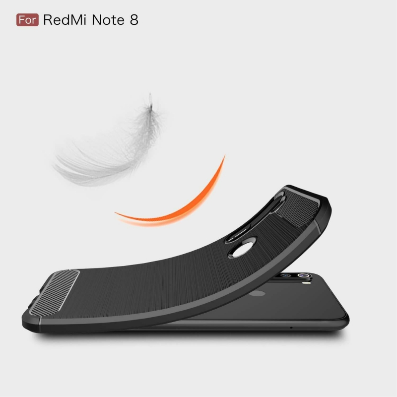 Ốp Lưng Xiaomi Redmi Note 8 Chống Sốc Hiệu Likgus được làm bằng chất liệu TPU mền giúp bạn bảo vệ toàn diện mọi góc cạnh của máy rất tốt lớp nhựa này khá mỏng bên ngoài kết hợp thêm bên trên và dưới dạng carbon rất sang trọng.